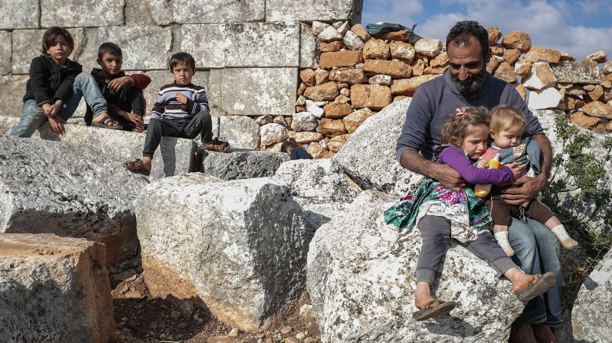 Ruiny římského chrámu se staly útočištěm pro syrské uprchlíky